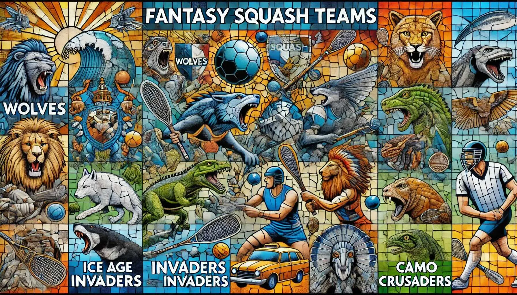 Fantasy squash teams artwork